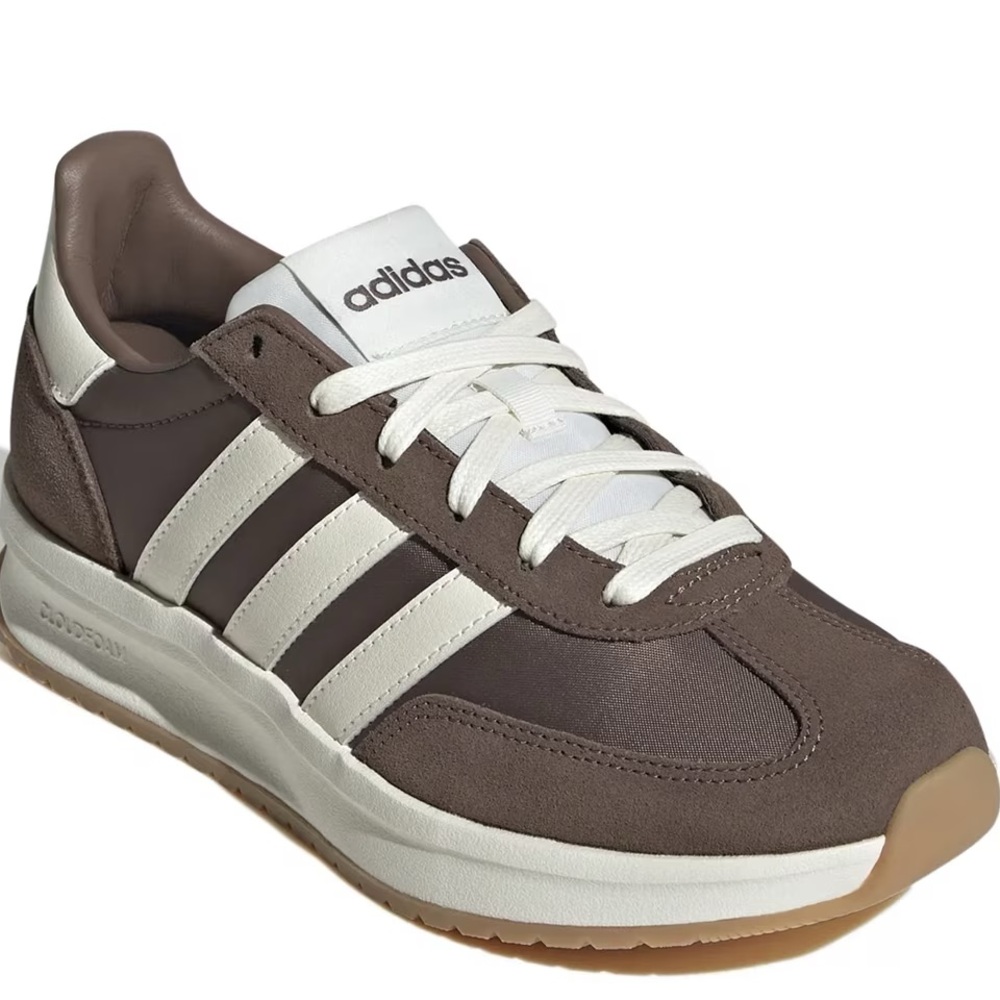 adidas Brown and White Athletic Sneakers